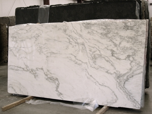 Alabama White marble slabs